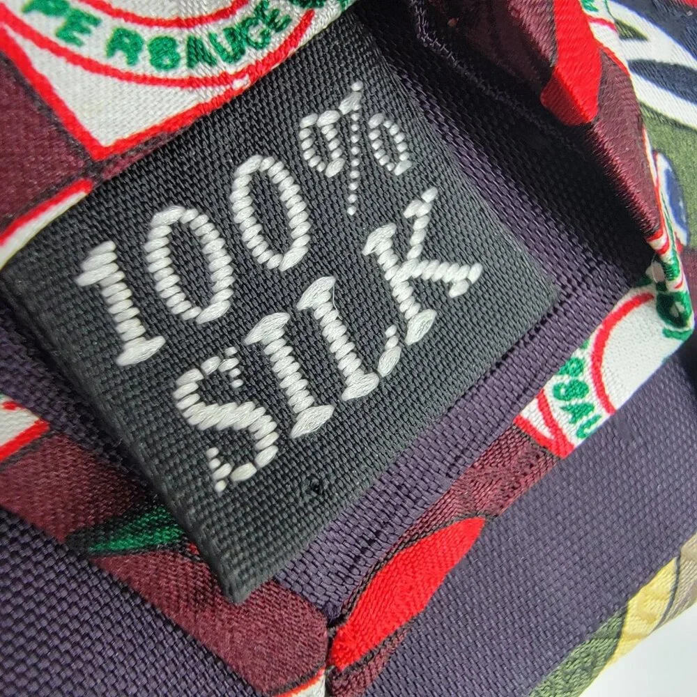 Tabasco Hot Sauce Tie Logo Necktie 100% Silk Cookout‎ Novelty Tie Hot Wing